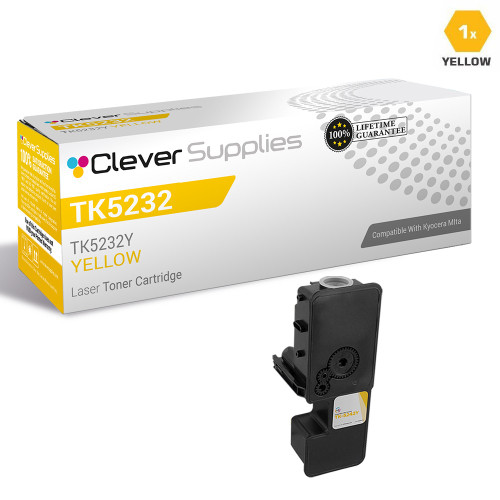 Compatible Kyocera-Mita TK5232 Toner Cartridge Yellow (TK5232Y) Compatible Kyocera-Mita TK5232 Toner Cartridge Yellow (TK5232Y)