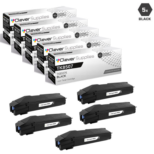 Compatible Kyocera-Mita TK8507 Toner Cartridge 5 Black (TK8507K)