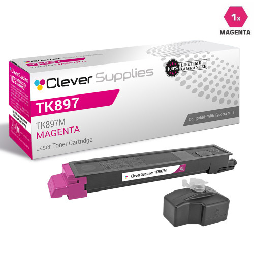 Compatible Kyocera-Mita TK897 Toner Cartridge Magenta (TK897M)