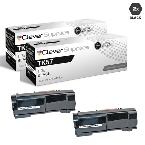 Compatible Kyocera-Mita TK57 Toner Cartridge 2 Black (TK57)