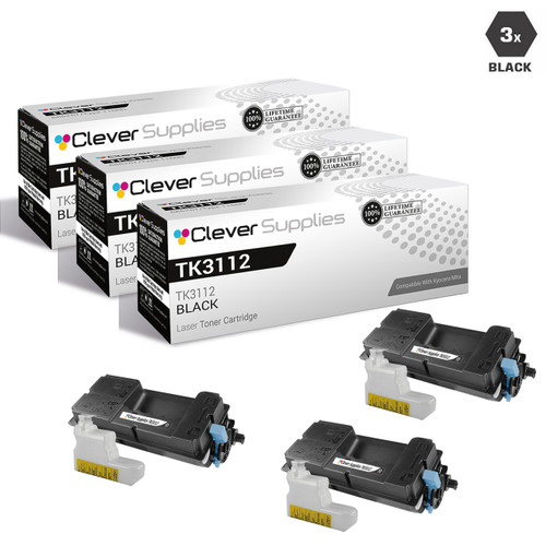 Compatible Kyocera-Mita TK3112 Toner Cartridge 3 Black (TK3112)