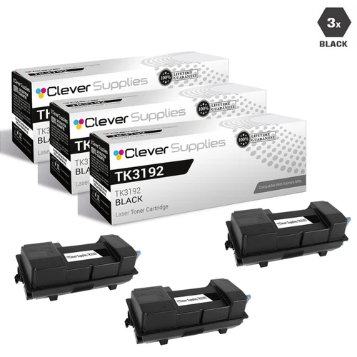 Compatible Kyocera-Mita TK3192 Toner Cartridge 3 Black (TK3192)