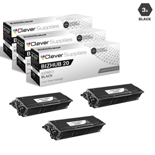 Compatible Konica-Minolta 20 Toner Cartridge 3 Black (A32W011)
