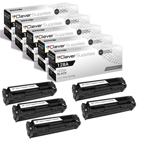 Compatible HP PRO CM1415 (CE320A) Toner Cartridge 5 Black