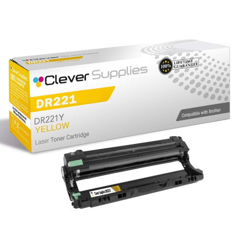 Compatible Brother DR221 (DR221Y) Toner Cartridge Yellow
