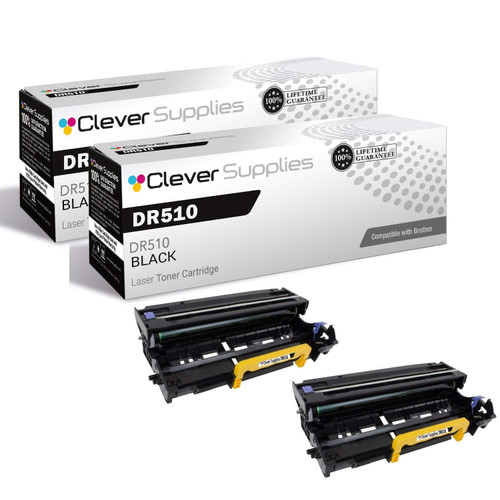 Compatible Brother DR510 (DR510) Toner Cartridge Black 2 Pack