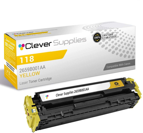Compatible Canon 118 (2659B001AA) Toner Cartridge Yellow