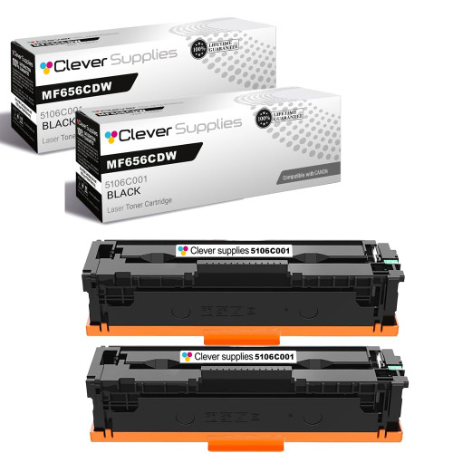 Compatible Canon MF656CDW (5106C001) Toner Cartridge Black 2 Pack