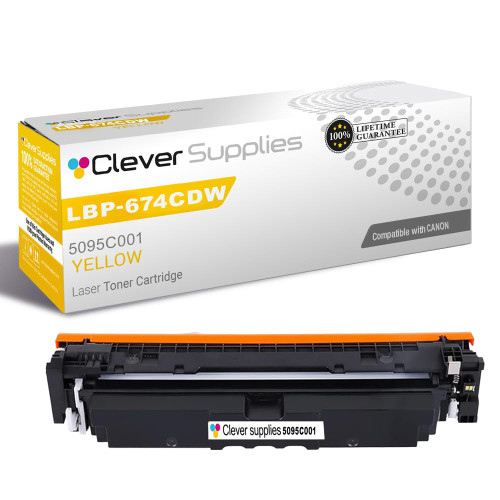 Compatible Canon LBP-674CDW (5095C001) Toner Cartridge Yellow