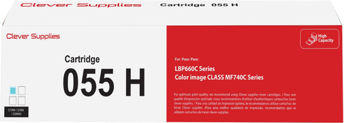 Compatible Canon 055H Toner Cartridge Cyan