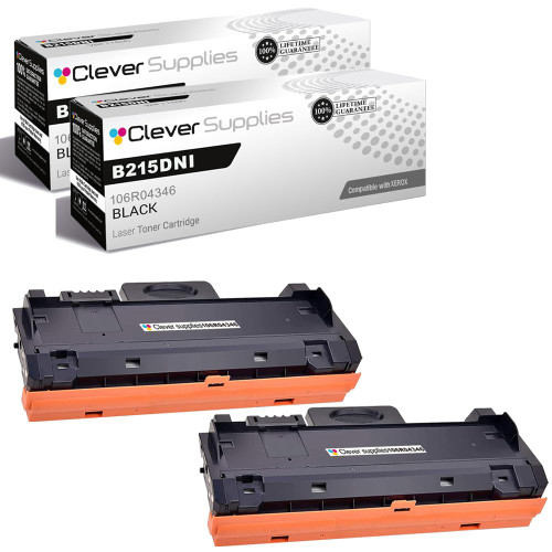 Compatible Xerox B215DNi (106R04346) Toner Cartridge Black 2 Pack