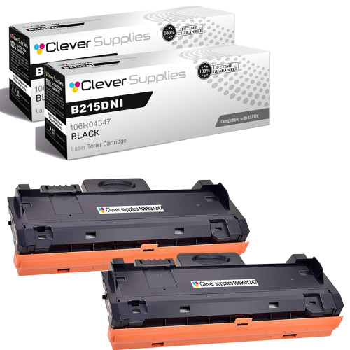 Compatible Xerox B215DNi (106R04347) Toner Cartridge Black 2 Pack