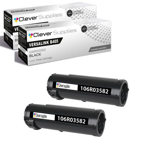 Compatible Xerox B405 (106R03582) Toner Cartridge Black 2 Pack