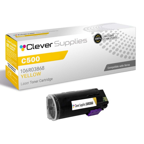 Compatible Xerox C500 (106R03868) Toner Cartridge Yellow