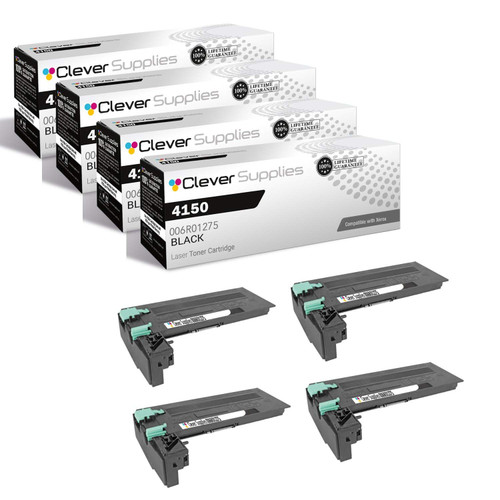 Compatible Xerox 4150 (006R01275) Toner Cartridge Black 4 Pack