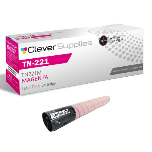 Compatible Konica-Minolta TN221 (TN221M) Toner Cartridge Magenta