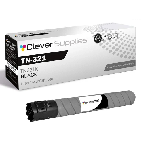 Compatible Konica-Minolta TN321 (TN321K) Toner Cartridge Black