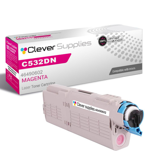 Compatible Okidata C532DN (46490602) Toner Cartridge Magenta