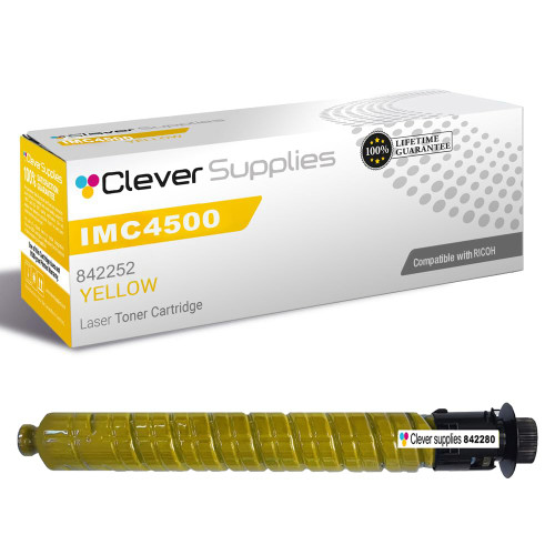 Compatible Ricoh C4500 (842280) Toner Cartridge Yellow