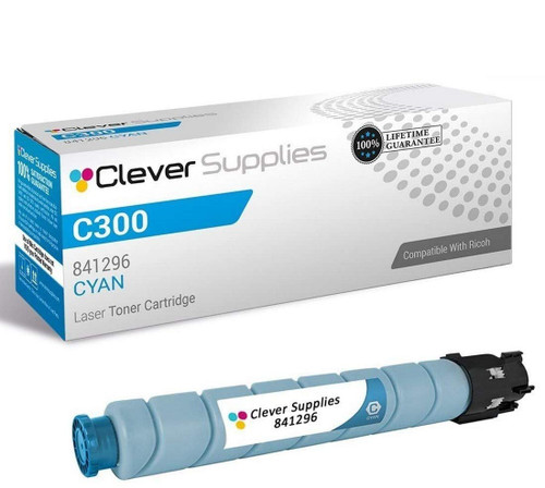 Compatible Ricoh C300 (841296) Toner Cartridge Cyan