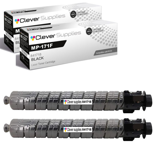 Compatible Ricoh MP-171F (841718) Toner Cartridge Black 2 Pack