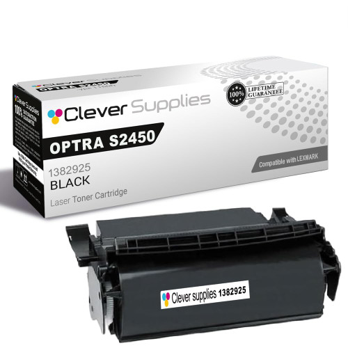 Compatible Lexmark OPTRA S2450 (1382925) Toner Cartridge Black