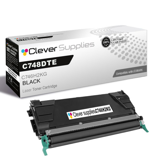 Compatible Lexmark C748DTE (C746H2KG) Toner Cartridge Black