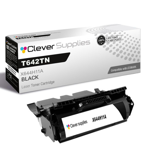 Compatible Lexmark T642TN (X644H11A) Toner Cartridge Black