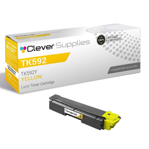 Compatible Kyocera-Mita TK592 (TK592Y) Toner Cartridge Yellow