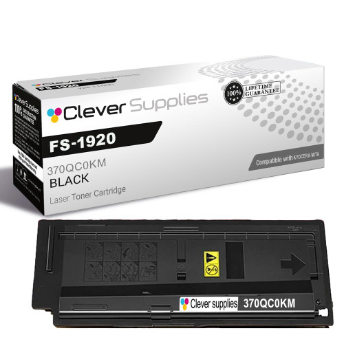 Compatible Kyocera-Mita FS1920 (370QC0KM 370QD0KM) Toner Cartridge Black