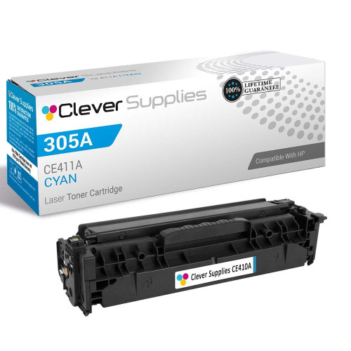 Compatible HP PRO 400 COLOR PRINTER M451DW (CE411A) Toner Cartridge Cyan