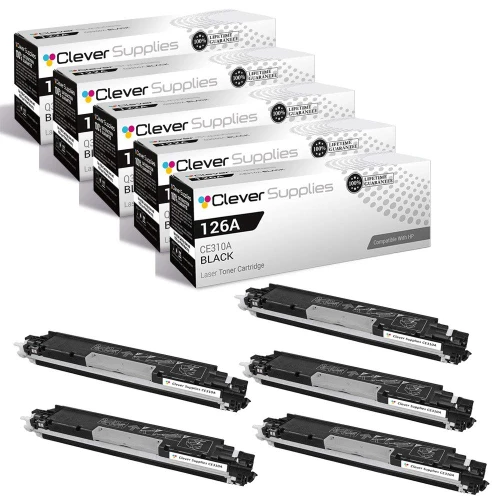 Compatible HP CP1025 (CE310A) Toner Cartridge 5 Black