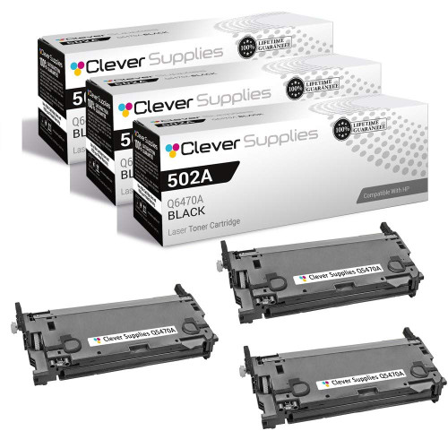 Compatible HP 3800dtn (Q6470A) Toner Cartridge 3 Black
