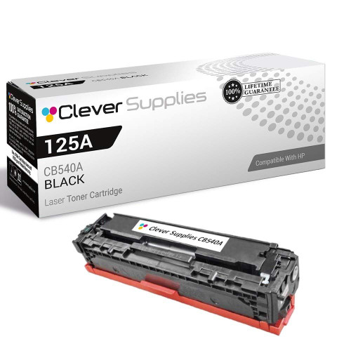 Compatible HP CP1215 (CB541A, CB542A, CB543A) Toner Cartridge Black