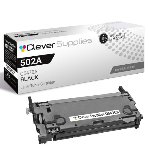 Compatible HP CP3505n (Q6470A) Toner Cartridge Black