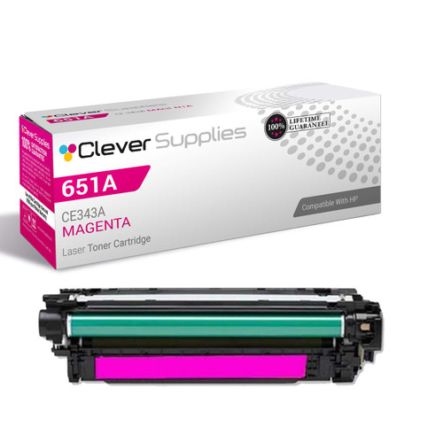 Compatible HP Color Laserjet M775z+ (CE343A) Toner Cartridge Magenta