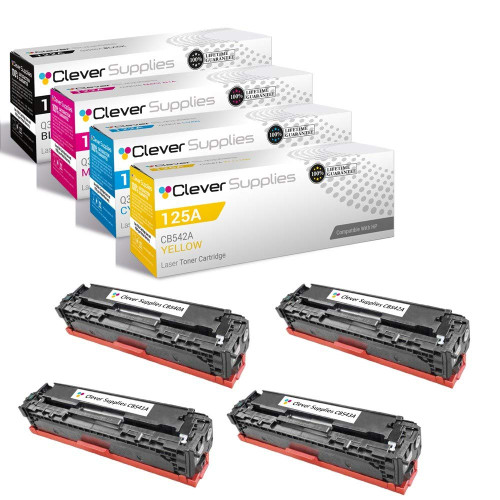 Compatible HP CP1312 (CB540A CB541A CB542A CB543A) Toner Cartridge 4 Color Set