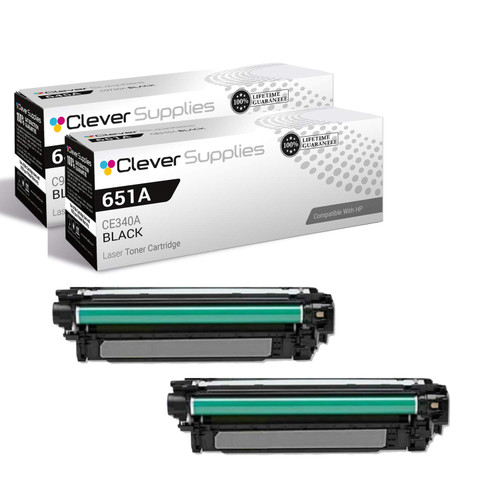 Compatible HP CLR L E 700 (CE340A) Toner Cartridge 2 Black