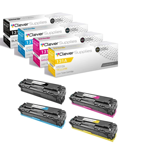 Compatible HP M276NW (CF210 CF211A CF212A CF213A) Toner Cartridge 4 Color Set