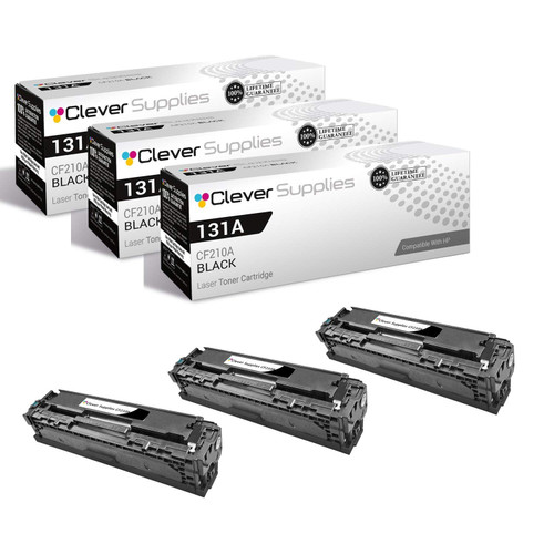 Compatible HP PRO 200 COLOR PRINTER M276 (CF210A) Toner Cartridge 3 Black