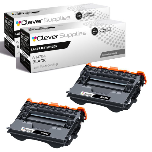 Compatible HP 147A (W1470A) Toner Cartridge 2 Black