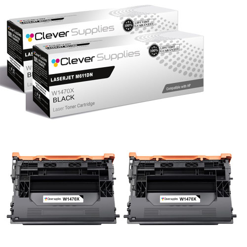 Compatible HP 147X (W1470X) Toner Cartridge 2 Black