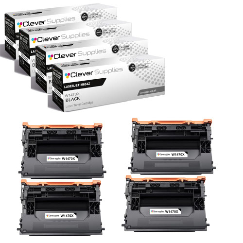 Compatible HP 147X (W1470X) Toner Cartridge 4 Black