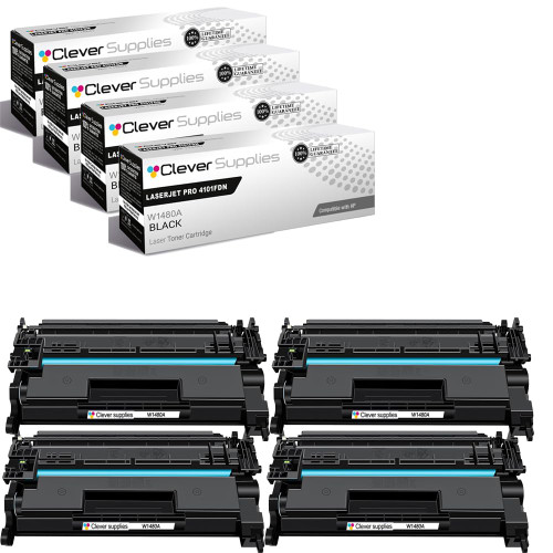Compatible HP 148A (W1480A) Toner Cartridge 4 Black