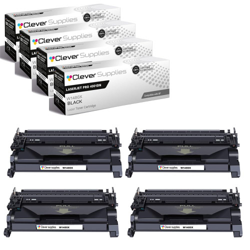 Compatible HP 148X (W1480X) Toner Cartridge 4 Black