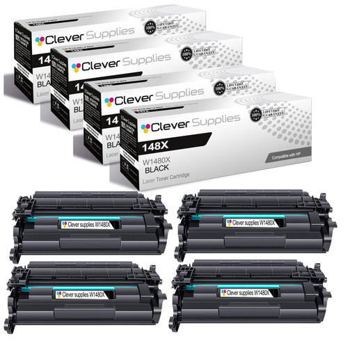 Compatible HP MFP 4101fdw (W1480X) Toner Cartridge 4 Black