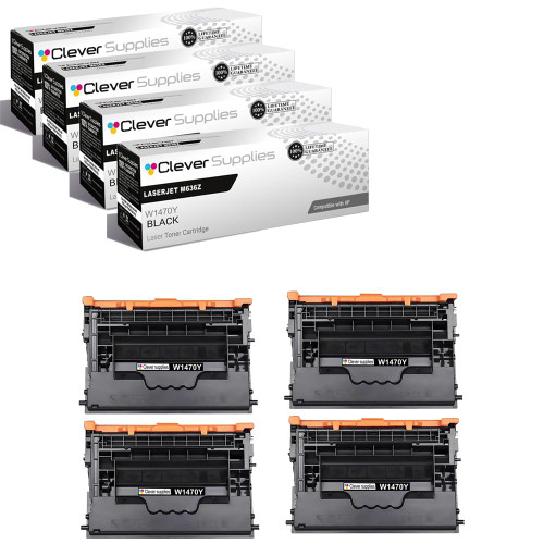Compatible HP 147Y (W1470Y) Toner Cartridge 4 Black