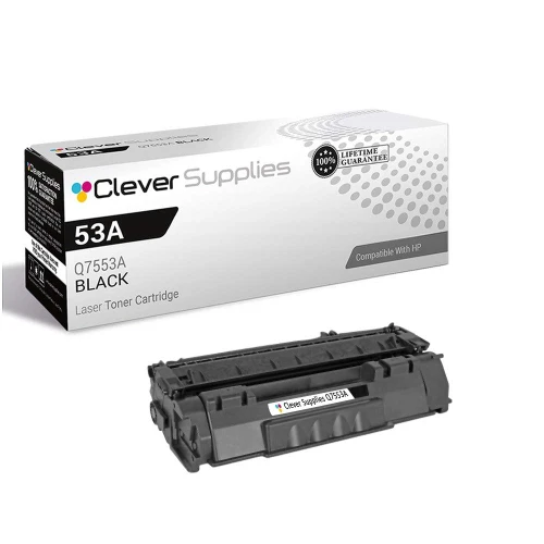 Compatible HP P2015DN (Q7553A Q7553X) Toner Cartridge Black