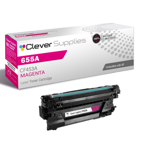 Compatible HP 655A (CF453A) Toner Cartridge Magenta