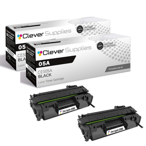 Compatible HP 05A (CE505A) Toner Cartridge 2 Black